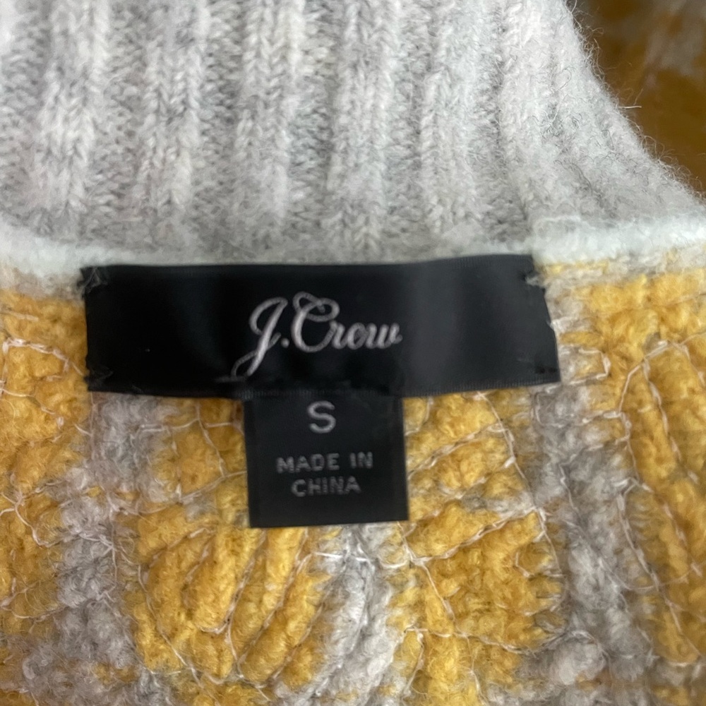 J Crew Fair Isle Sequined Turtleneck Sweater - Picture 6 of 7